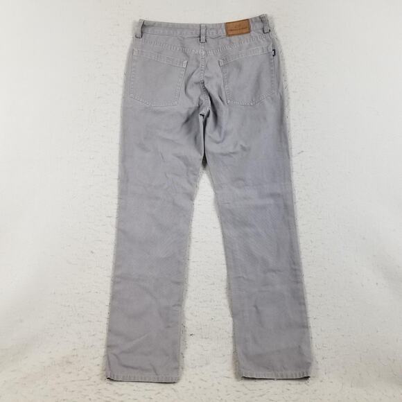 Vineyard Vines Pants Mens 30x32 Gray 5-Pocket Twill Chino Casual Straight Leg - Picture 5 of 14